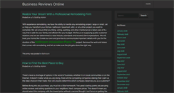 Desktop Screenshot of businessreviewsonline.com
